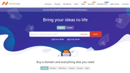Как зарегистрировать домен через Namecheap