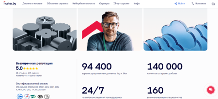 Ваш сайт в безопасности с Hoster.by. Высокая надежность, поддержка 24/7, гибкие тарифы.