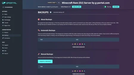Игровой хостинг Gportal